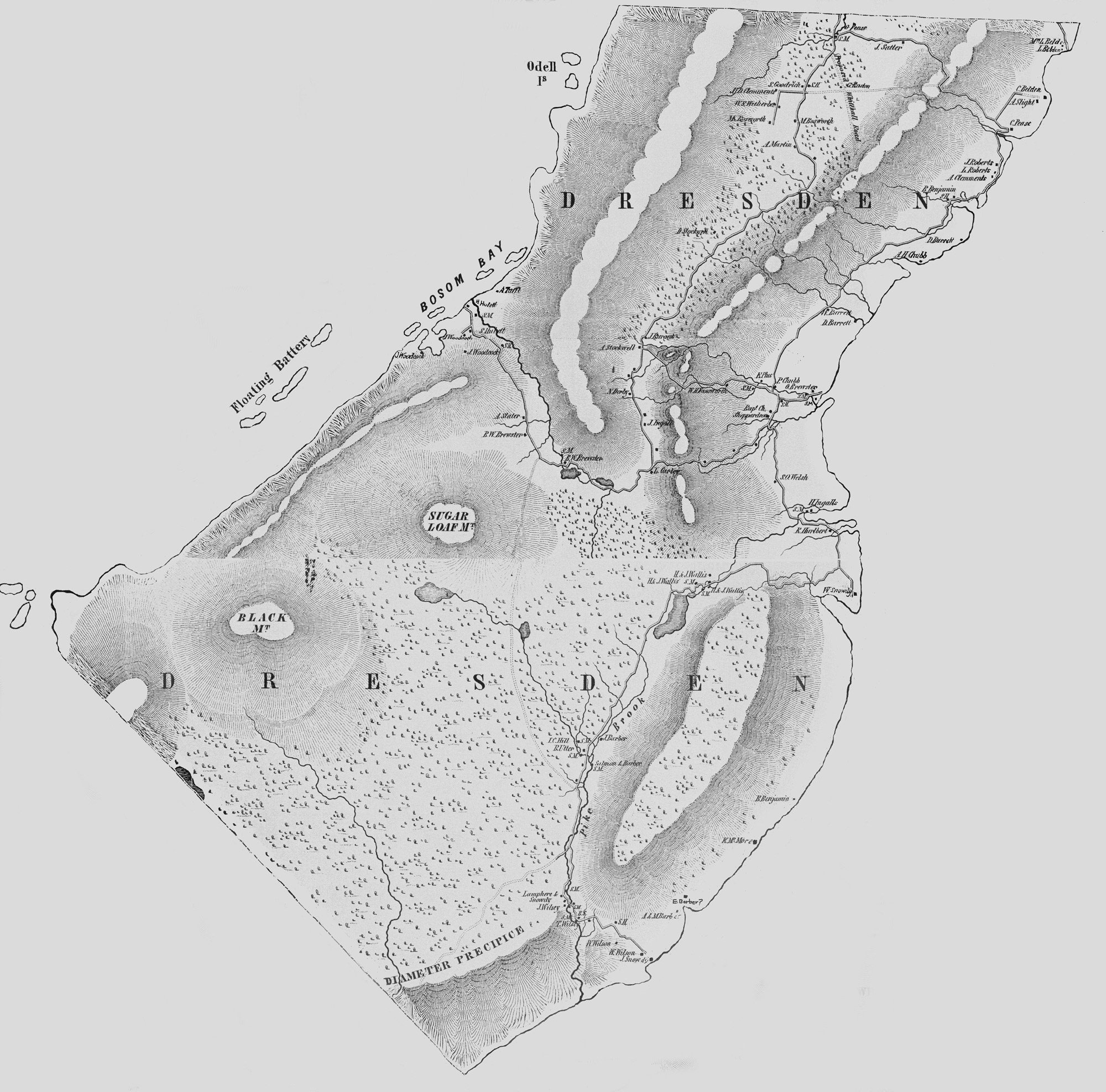 1856 Map of Dresden